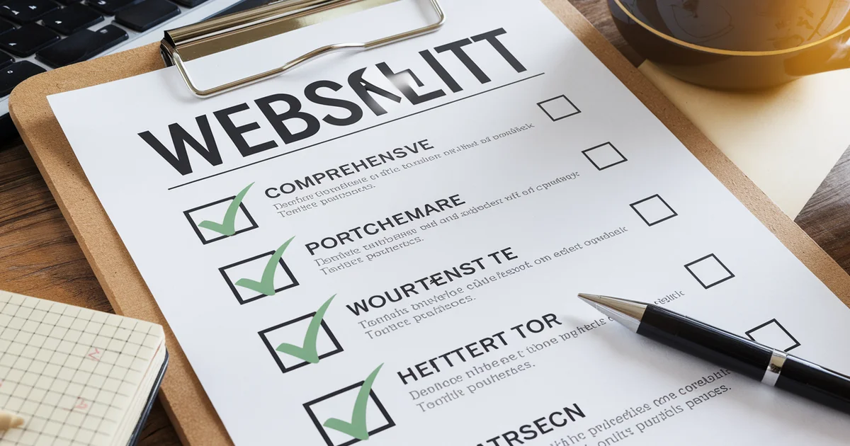 Complete 2026 site audit checklist for AI readiness